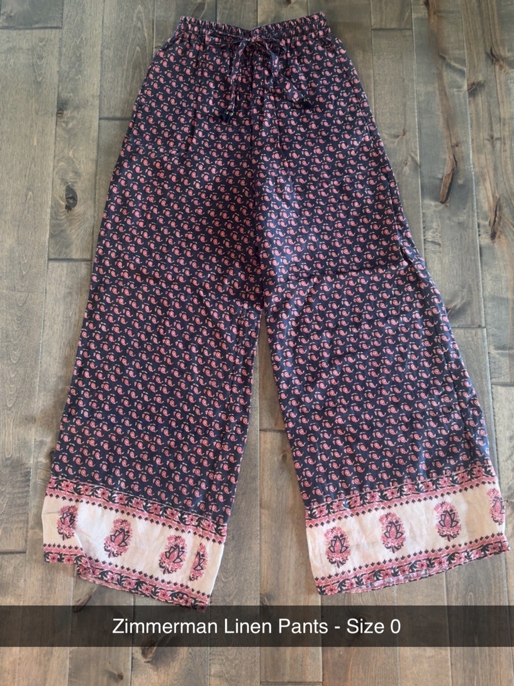 Zimmerman linen pants size 0